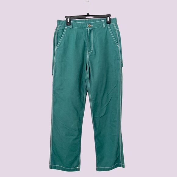 Pants - GAP High Rise '90s Loose Carpenter Pants 8 Green Cargo Utility